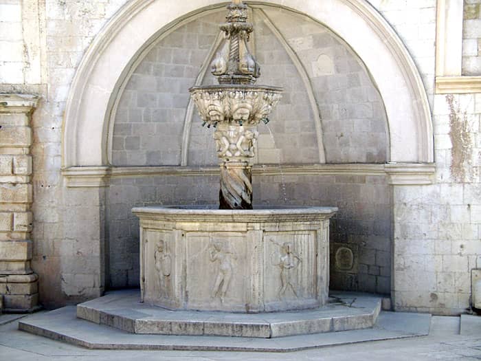 Small Onofrio's Fountain Dubrovnik