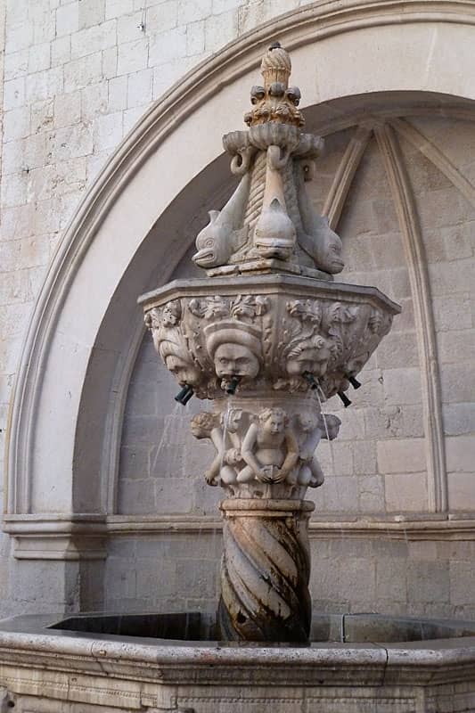 Small Onofrio's Fountain Dubrovnik