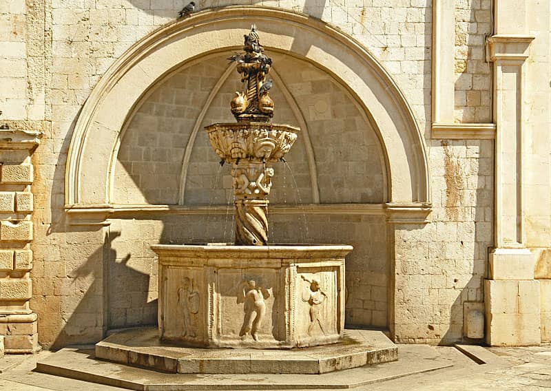 Small Onofrio's Fountain Dubrovnik