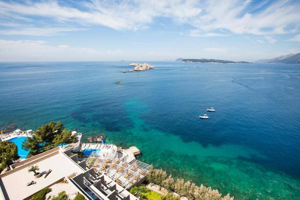 Sea view from Hotel Dubrovnik Palace