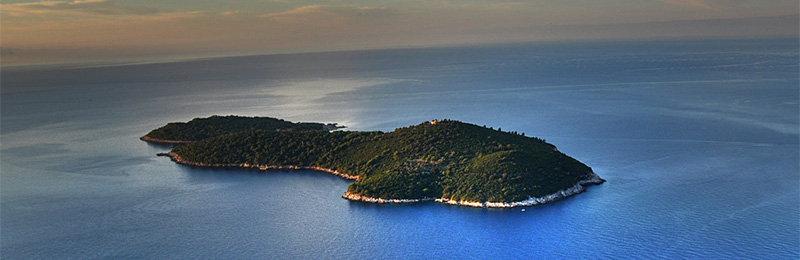 Island Lokrum panorama
