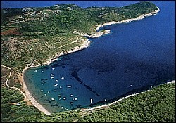 naturism beach Sunj on Lopud Island